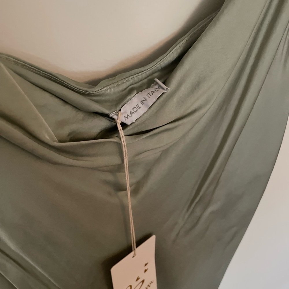 Sleek Mint Green Dress